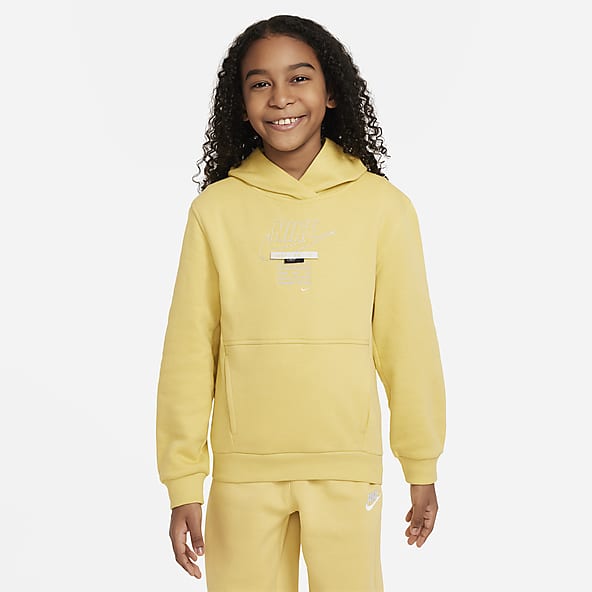 Yellow Hoodies Pullovers. Nike JP
